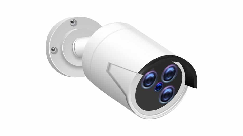 Day And Night Wireless Surveillance Camera Vector. Protection El